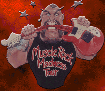 Muscle Rock Madness Tour Guitar